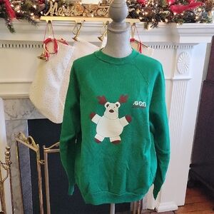 Vtg Avon Christmas Sweatshirt